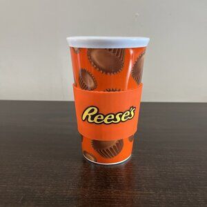 Reese's Peanut Butter Cup Ceramic Travel Coffee Mug Silicone Grip Galerie